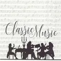 Produktbild: IHR Luncheon Papierservietten, 3-lagig, klassische Musik, Weiß, Silber, 20 Stück