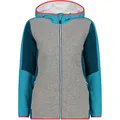 Produktbild: CMP Damen Stretch-fleecejacke Für Mit Fester Kapuze JACKET, Lagoon, 40 EU