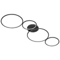 Produktbild: Trio LED-Deckenleuchte Rondo Alu, Eisen, Stahl & Metall Schwarz