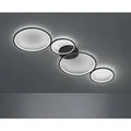 Produktbild: Trio LED-Deckenleuchte Rondo Schwarz matt