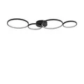 Produktbild: Trio LED-Deckenleuchte  schwarz `Ringe ́   ¦ schwarz ¦ Maße (cm): B: 97 H: 5,5 T: 34.3