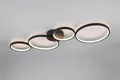 Produktbild: Trio Rondo LED Deckenleuchte  37W dimmbar Schwarz Matt warmweiss 4017807424287