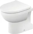 Produktbild: Duravit No.1 Stand-WC, rimless, 370x560mm, Abgang senkrecht, 2184012000, Farbe: