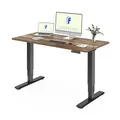 Produktbild: FLEXISPOT Höhenverstellbarer Schreibtisch elektrisch 120×80 cm mit Dualmotor & 3-stufigem Gestell – Ergonomischer Standing Desk für kleine Räume & Home Office, 100 kg Tragkraft, leise <50 dB