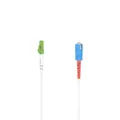 Produktbild: Hama Netzwerkkabel - LC/APC (W) zu SC/UPC (M) - 5,0m - Glasfaser - halogenfrei, Knickschutzmanschette, LWL, Gigabit Ethernet Support - weiß (00200766) Marke