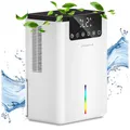 Produktbild: Climative Luftentfeuchter Elektrisch LUXE UV 0,7L/24h LED Timer leise Dehumidifier Auto-Defrost Raumentfeuchter für Zuhause Wohnung Badezimmer gegen Feuchtigkeit Schimmel Weiß