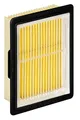 Produktbild: Bosch Accessories Professional 2607432046 Filtre à plis Faltenfilter für GAS 10,8V-LI, Noir, Jaune