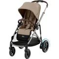 Produktbild: cybex Gold Kinderwagen Egazelle S, Metall, Kunststoff, 66x100x94.5-107.5 cm, Feststellbremse, Fußstütze abklappbar, Federung, kugelgelagerte Räder, Doppelbremse, für Babyschale geeignet, Elektromotor, Griff in Lederoptik, Transportsicherung, Sitz umsetzbar, erweiterbar Geschwister, Reflektorstreifen, abnehmbarer Schutzbügel, Baby on Tour, Kinderwagen, Kombikinderwagen