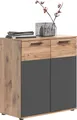 Produktbild: INOSIGN Sideboard Riga, Breite 90 cm, 2 Türen mit Softclose, 4 Einlegeböden, 6 Fächer, hochwertige Rillenfräsung, Schuhkommode, Kommode, Anrichte, Schrank