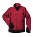 Produktbild: Gr .XL (58/60) *OMEGA* SOFTSHELL-JACKE MITABNEHMBAREN ÄRMELN rot *OMEGA* SOFTSHE