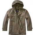 Produktbild: Brandit Kinder BW Parka Größe 122/128 Farbe Oliv - Grün - 122/128