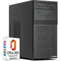 Produktbild: Ankermann CAD Workstation CG02 V3, Intel Core i5-14400F, Nvidia GeForce Quadro M2000 4GB, 32GB DDR5 RAM, 1TB NVMe SSD, Windows 11, WLAN & Bluetooth... - Schwarz