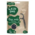 Produktbild: Eco Gang Floss Picks Charcoal 50er Packung