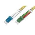 Produktbild: DIGITUS LWL Singlemode Patchkabel Duplex LC (APC) / LC (PC) OS2 2m Netzwerkkabel