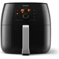 Produktbild: Philips Airfryer XXL Premium Heißluftfriteuse, 1.4 kg, LCD Display, Warmhaltefunktion, Schwarz (HD9762/90) - Schwarz