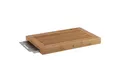 Produktbild: WMF Schneidebrett, Bambus, (1x Schneidbrett groß (44 x 27 x 4,8 cm), 1x Cromargan-Tablett / Krümelschale, 1-St., 1x Schneidbrett groß, 1x Cromargan-Tablett / Krümelschale)