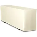 Produktbild: TexDeko Biertischhusse Premium für Bierzeltgarnitur 220 x 50cm Blickdicht waschbar (Creme)
