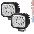 Produktbild: 2x Hella Ultra Beam LED Arbeitsschweinwerfer 12V 24V weitreichende Ausleuchtung