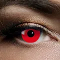 Produktbild: Kontaktlinsen Red Devil 1 Woche, Halloween Zombie Vampir, Rot