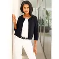 Produktbild: Bolero LADY, Damen, Gr. 40, schwarz, 70% Viskose, 30% Polyamid, unifarben, Strickjacken Bolero