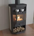 Produktbild: Kaminofen Victoria Taro, schwarz, dauerbrandfähig – 9,04 kW