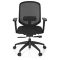 Produktbild: hjh OFFICE Profi Bürostuhl DELIGHT PRO Stoff / Netzstoff mit Armlehnen (höhenverstellbar)