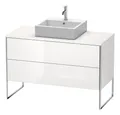 Produktbild: Duravit Xsquare Waschtischunterbau für Konsole 2 Auszüge 1200 x 548 x 778 mm Weiß Hochglanz Dekor - XS492202222