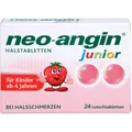 Produktbild: neo-angin junior Halstabletten, 24 St. Tabletten 16601150