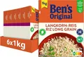 Produktbild: BEN'S ORIGINAL Original-Langkorn-Reis 10-Minuten Lose (6 x 1Kg) im Kochbeutel
