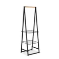 Produktbild: Linn Kleiderständer, Klein, lackierter Stahl, Schwarz, 1.9 m