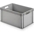 Produktbild: ALUTEC Kunststoffbehälter 60x40x32cm Stapelbox Stapelkiste Eurobox - Weiß
