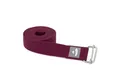 Produktbild: bodhi Yogamatte Yogagurt mit Schiebeschnalle ASANA BELT 2,5m, Metall aubergine