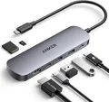 Produktbild: Anker 7in1 USB-C Hub 4K 60Hz HDMI 85W PD USB Adapter SD Kartenleser