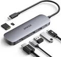 Produktbild: Anker 7in1 USB-C Hub 4K 60Hz HDMI 85W PD USB Adapter SD Kartenleser
