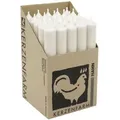Produktbild: Stabkerzen aus Paraffin, 180/22 mm, Elfenbein, KERZENFARM HAHN, Brenndauer ca. 8h, 25 Stück pro Verpackung