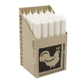 Produktbild: Stabkerzen aus Paraffin, 180/22 mm, Elfenbein, KERZENFARM HAHN, Brenndauer ca. 8