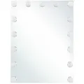 Produktbild: Beliani Badspiegel, Silber, Metall, Rechteckig, 40x50x3 cm, Badezimmer, Badezimmerspiegel, Badspiegel