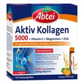 Produktbild: Abtei Aktiv Kollagen 5.000 Trinkampullen 10X25 ml✅Kollagenbildung✅Muskelfunktion