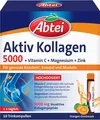 Produktbild: Abtei Aktiv Kollagen 5000 Ampullen Knochen Gesundheit Vitamin C Zink 10 Stück