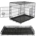 Produktbild: Transportbox klappbar 120x80,5x75 cm Drahtkäfig Hundetransportbox Weplenbox 