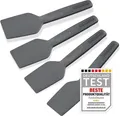 Produktbild: Fackelmann Statement Raclette Spachtel Set 4er ergonomischer Griff Grau