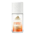 Produktbild: adidas Energy Kick Roll Deo Roll-On für sie, mit Mandarinenöl und 24 Stunden Frische mit hautfreundlicher Formel, 50 ml