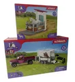 Produktbild: Schleich Horse Club Pick-Up mit Pferdeanhänger (42346) &  Pferdebox (42569)