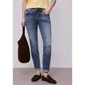 Produktbild: STREET ONE Comfort-fit-Jeans mit destroyed Details blau 25