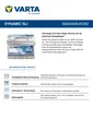 Produktbild: Starterbatterie VARTA 560409054K262 FORD 1024466 FORD 1036618