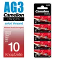 Produktbild: Camelion LR41 AG3 392 SR41W GP92A G3 192 Knopfzellen Batterien MHD 10-2029