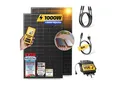 Produktbild: Balkonkraftwerk 1000W/800W Solaranlage mit Dach Halterung (Einzelmontage) Halterung Steckerfertig WIFI Komplettset Photovoltaik Anlage 800W, Kabellänge: 5m
