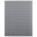 Produktbild: Roomy Plissee Plissee, blickdicht, verspannt, Klemmbar, Klemmfix, ohne Bohren grau 60 cm x 130 cm