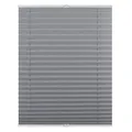 Produktbild: ROOMY Plissee Klemmfix, verspannt, Blickdicht, Sichtschutz Sonnenschutz Jalousie Grau, 60 cm x 130 cm (B x L)