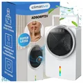 Produktbild: Climative Adsorptions Luftentfeuchter elektrisch DH-250 Adso UV 2,5L – leise Entfeuchter ohne Kompressor UV Lampe, HEPA Filter Option, LED Timer für Keller, Badezimmer, Schlafzimmer, Haus, Weiß
